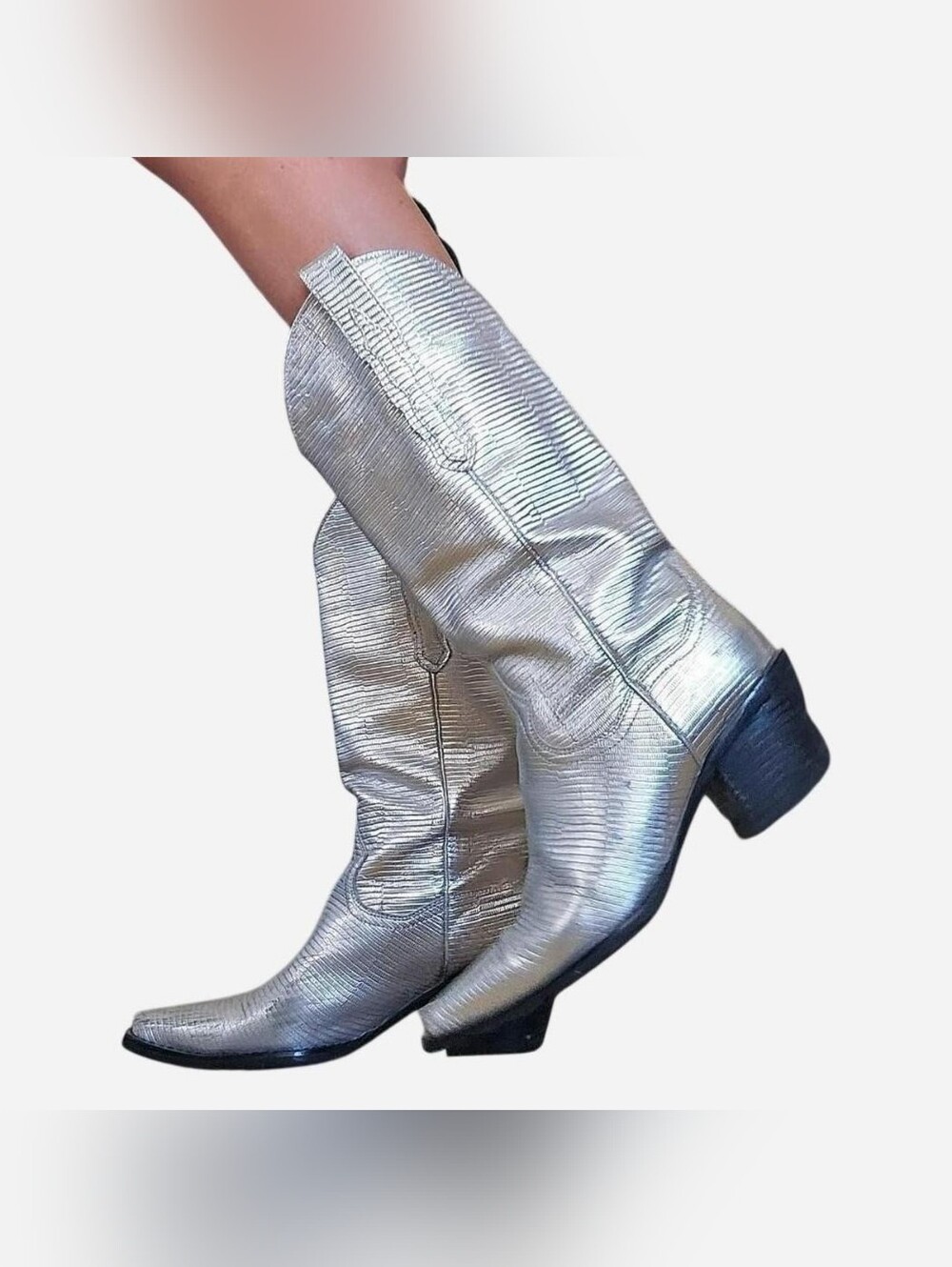 Silver Dagget Cowboy Boots
